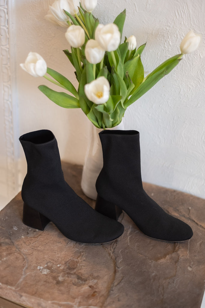 Céline Sock Boot Heels