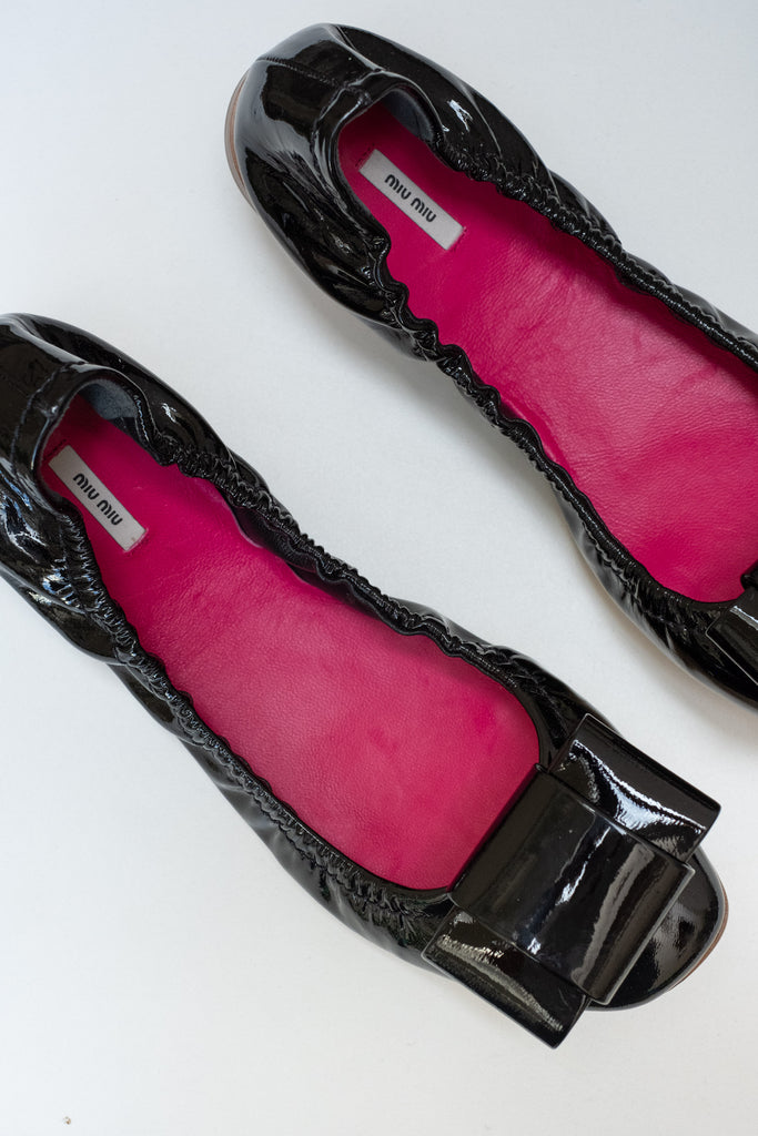 Miu Miu Patent Ballet Flat